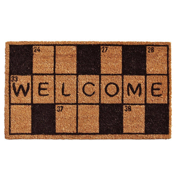 FAIRE - Calloway Mills Doormats Crossword or Scrabble Lover's Welcome Doormat